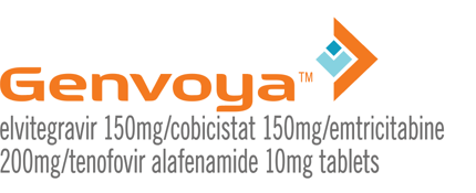 Genvoya™ elvitegravir 150mg/cobicistat 150mg/emtricitabine 200mg/tenofovir alafenamide 10mg tablets